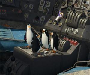 пазл Пингвины отремонтированы старые разбился самолета